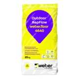 Саморазливен разтвор за възстановяване на бетон weber.floor 4640 за дебелини от 10 до 80 mm