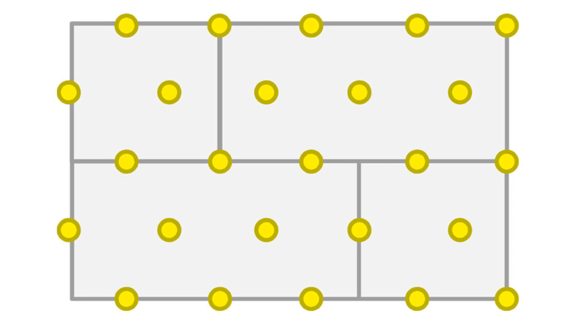 Схема на дюбелиране при полагане на топлоизолация