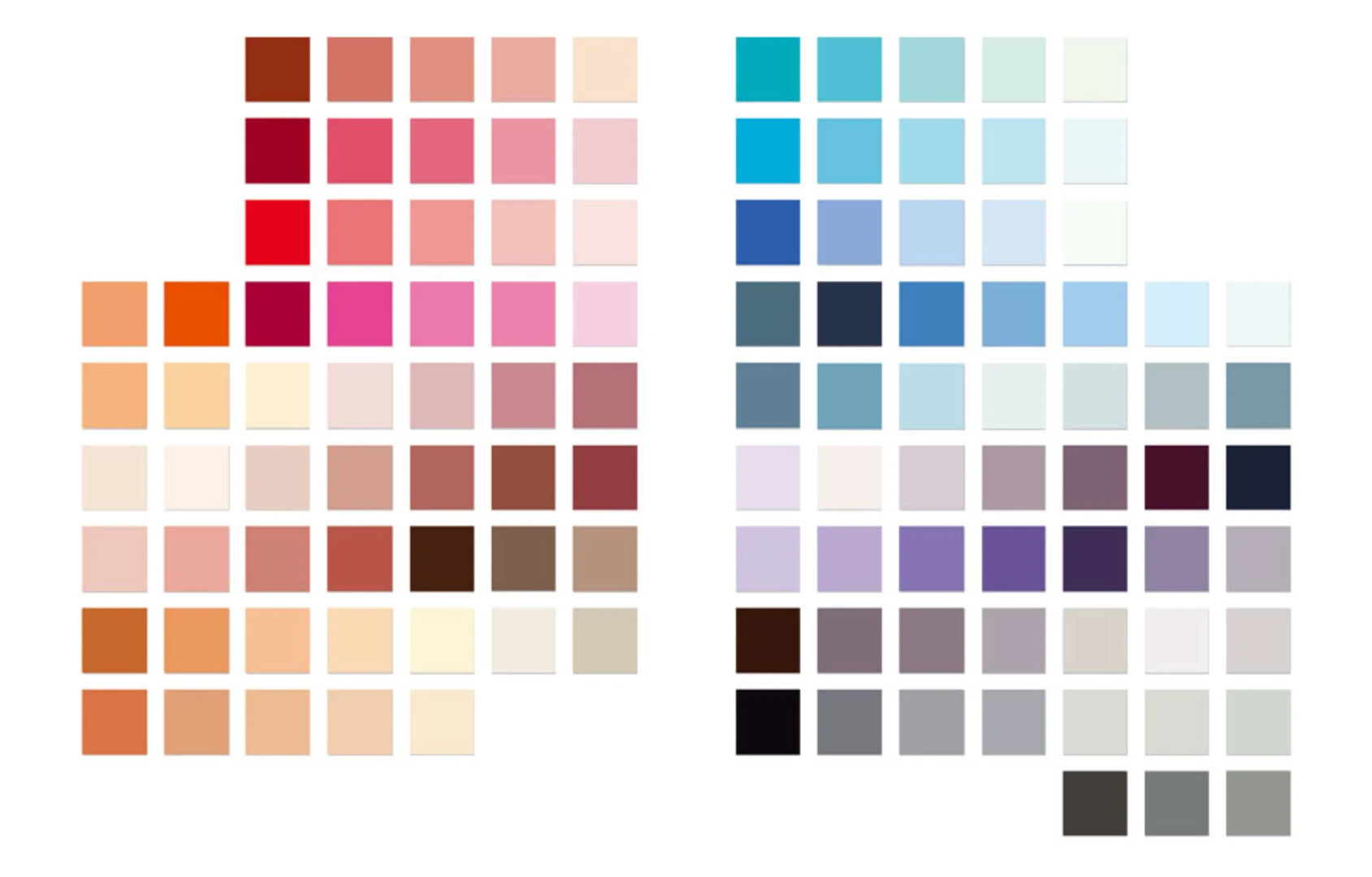 Цветни каталози за бои и мазилки Weber