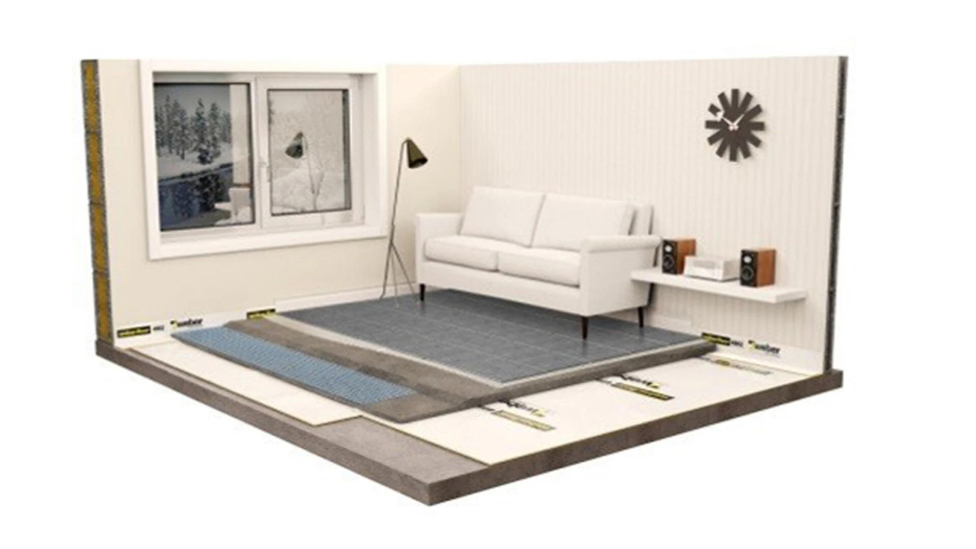 шумоизолация weberfloor 4955 схема