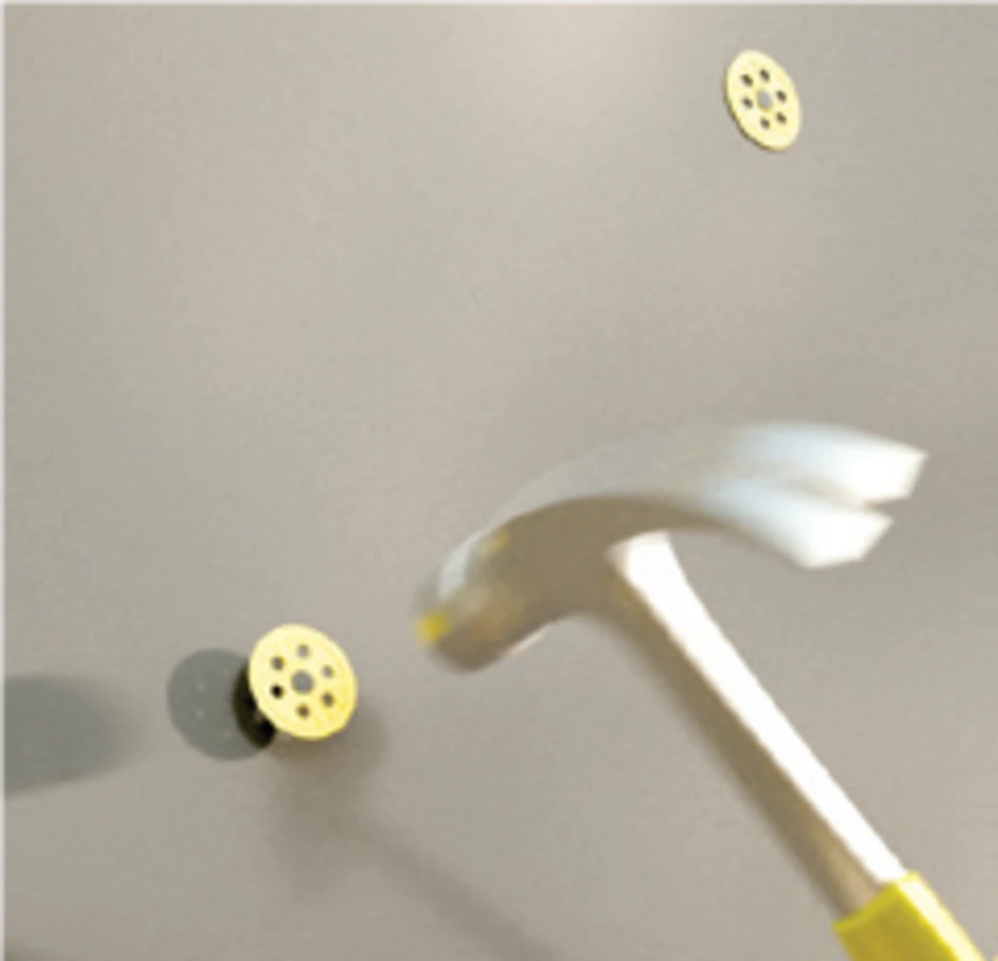 дюбелиране във втори слой