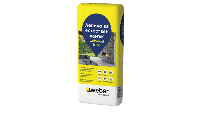 лепило за камък webercol trass