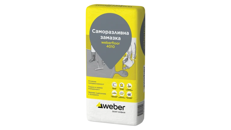 Самонивелираща се саморазливна смес weberfloor 4010 