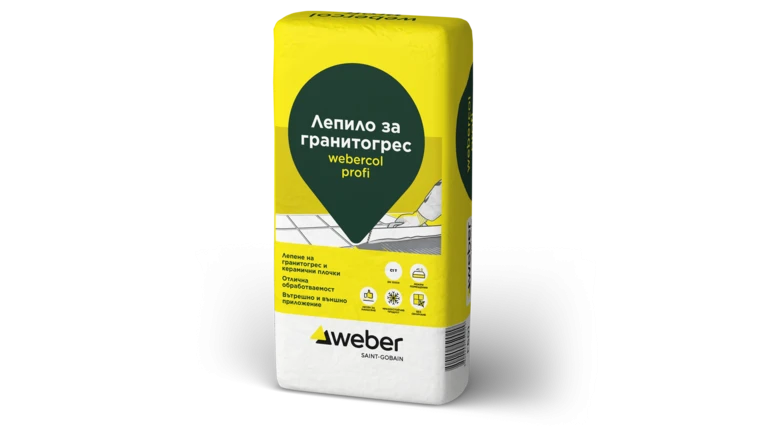 лепило за гранитогрес webercol profi