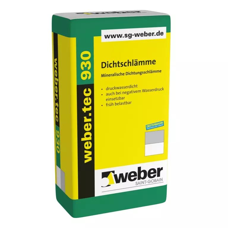 weber.tec 930 циментова хидроизолация за основи weber.tec 930 циментова хидроизолация за основи