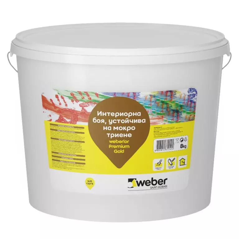 Weberlor premium gold цветна интериорна боя