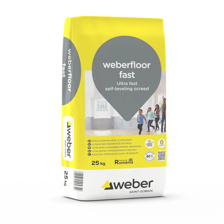 Самонивелираща се саморазливна смес weberfloor fast