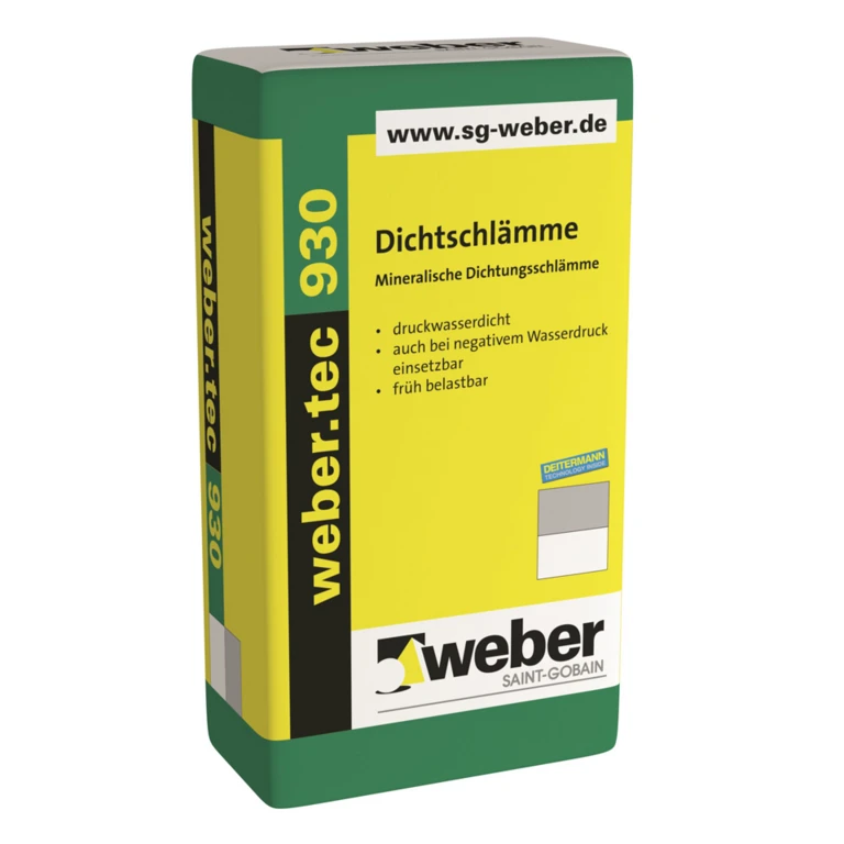 weber.tec 930 циментова хидроизолация за основи