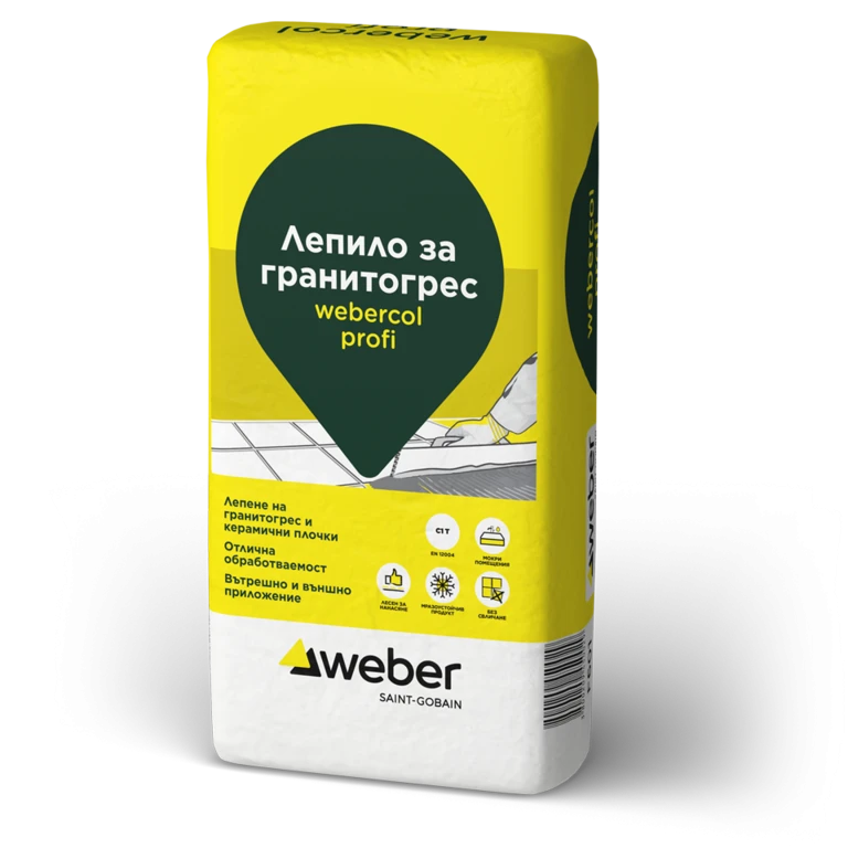 лепило за гранитогрес webercol profi