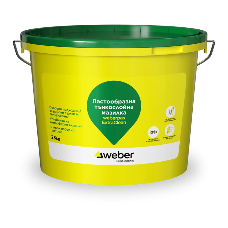 Силикон-силикатна мазилка weberpas ExtraClean 